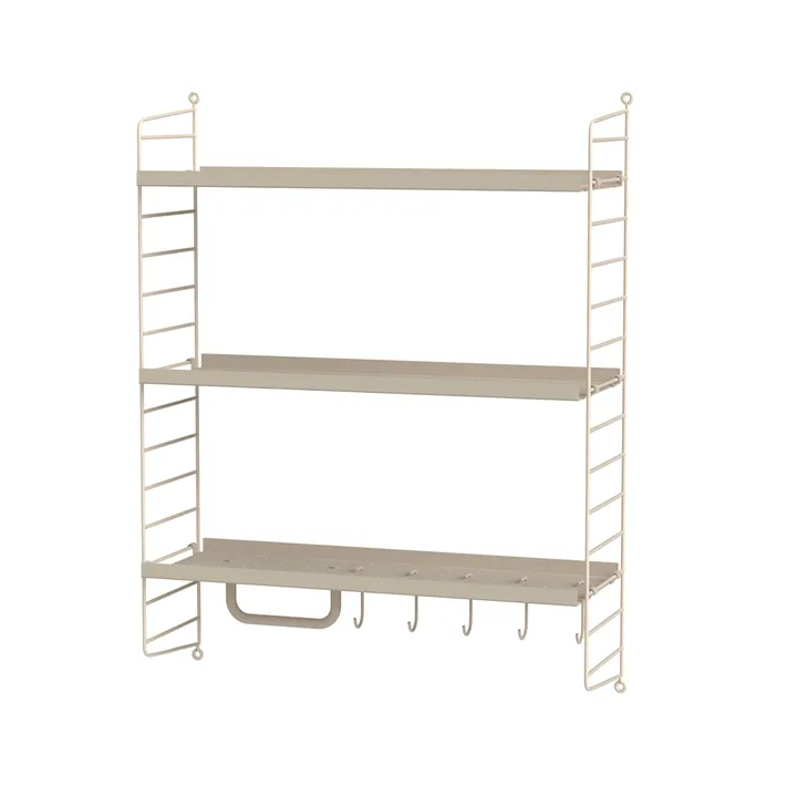 Scaffale da ufficio String beige - combinazione G - String