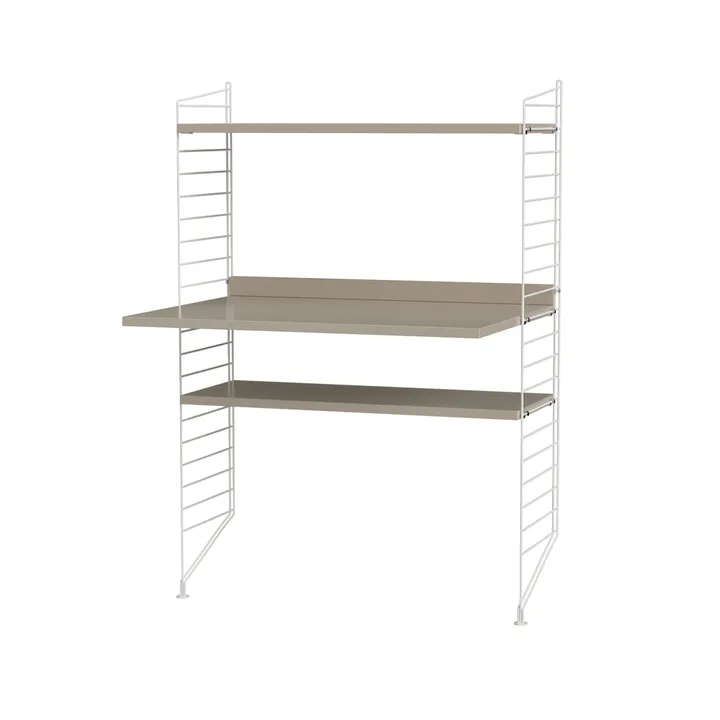 Scaffale da ufficio String beige e bianco - combinazione H - String
