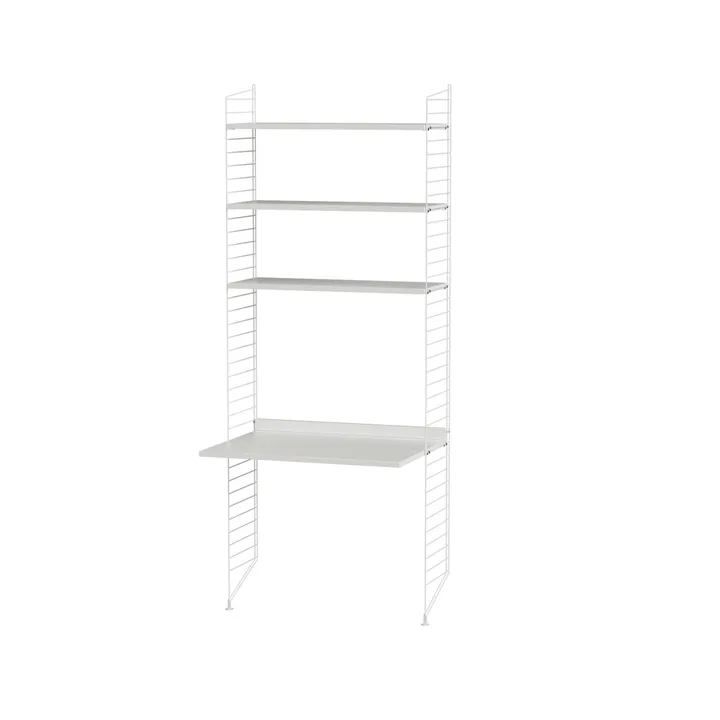 Scaffale da ufficio String bianco - combinazione A - String