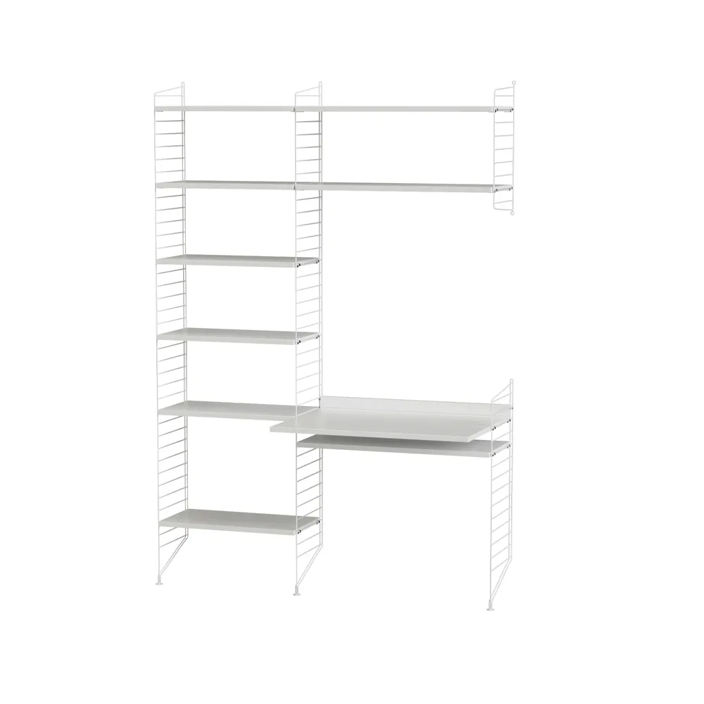 Scaffale da ufficio String bianco - combinazione G,  String