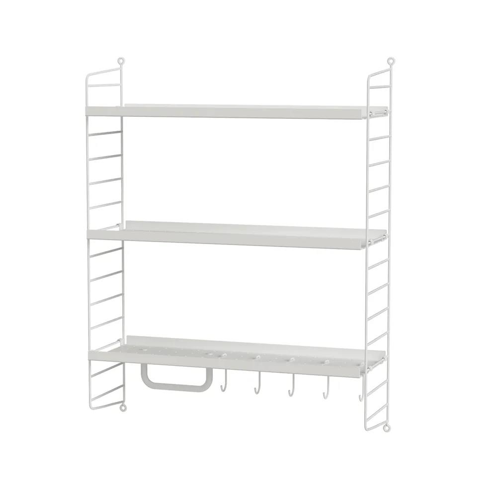 Scaffale da ufficio String bianco - combinazione G,  String