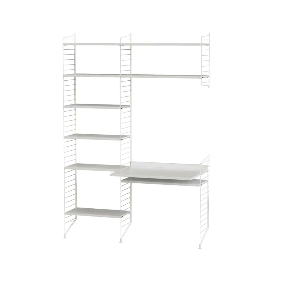 Scaffale da ufficio String bianco - combinazione G String