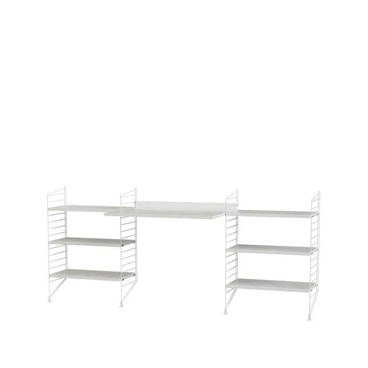 Scaffale da ufficio String combinazione D - bianco - String