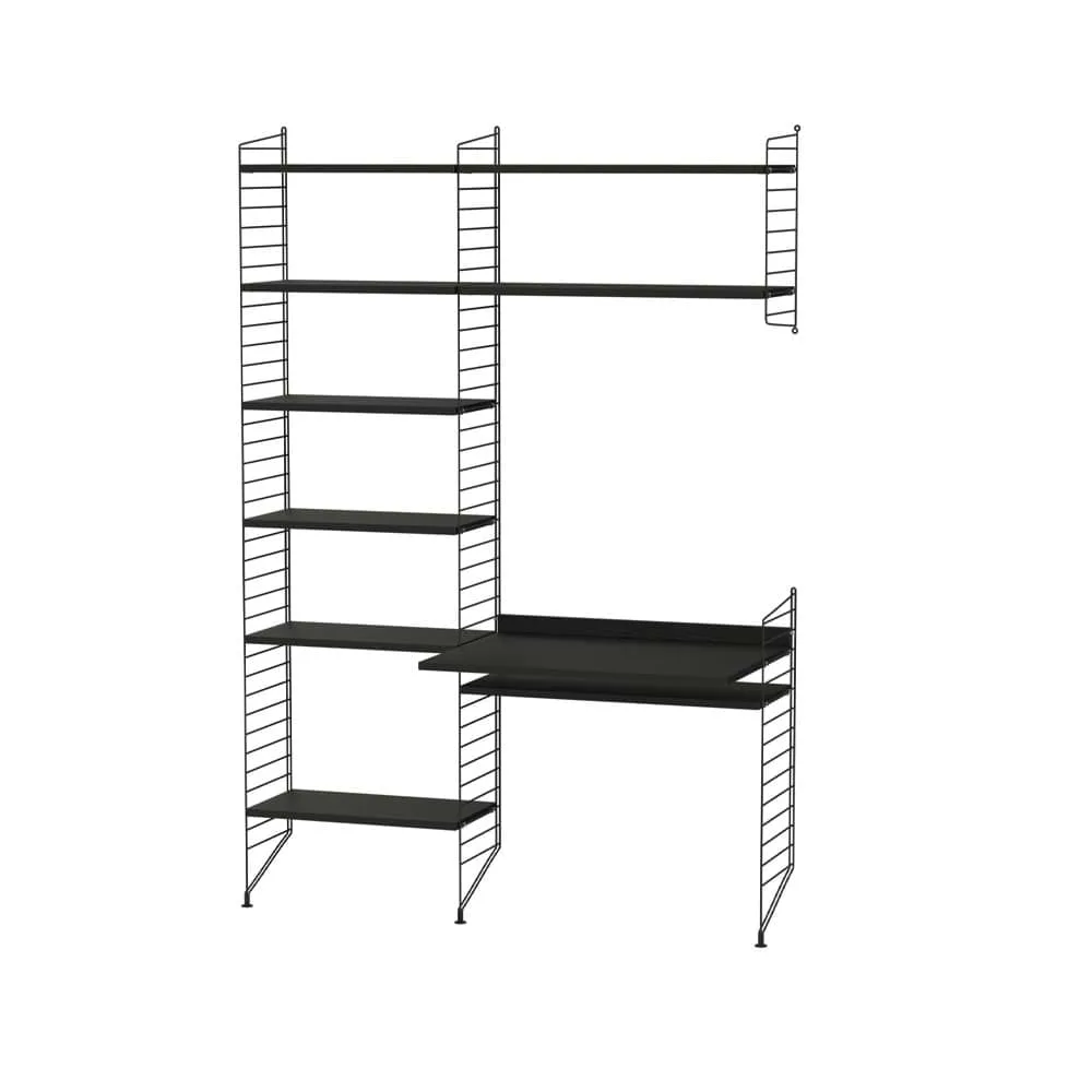 Scaffale da ufficio String nero - combinazione G String