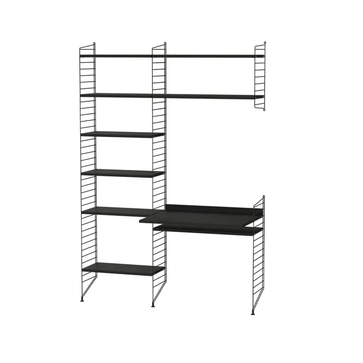 Scaffale da ufficio String nero - combinazione G - String