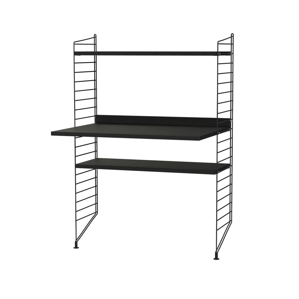 Scaffale da ufficio String nero - combinazione H String