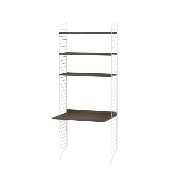 Scaffale da ufficio String noce e bianco - combinazione A - String