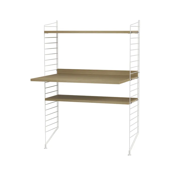 Scaffale da ufficio String rovere e bianco - combinazione H - String
