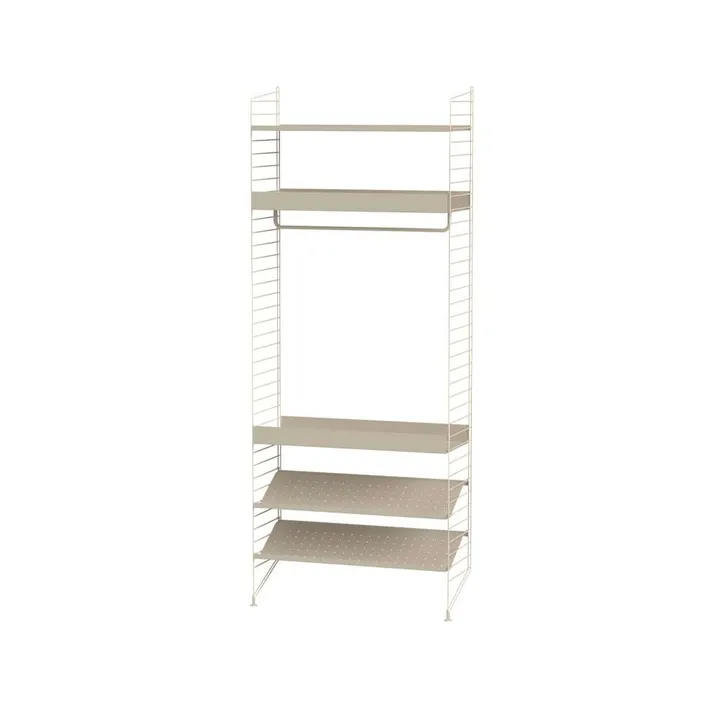 Scaffale per camera da letto String beige - combinazione D - String