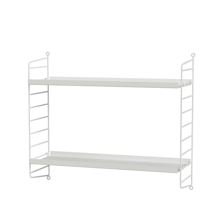 Scaffale per camera da letto String bianco - combinazione B - String