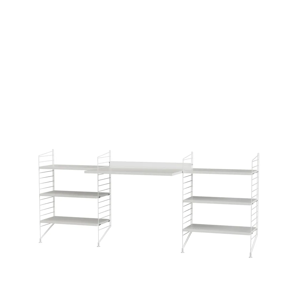 Scaffale per camera da letto String bianco - combinazione D,  String