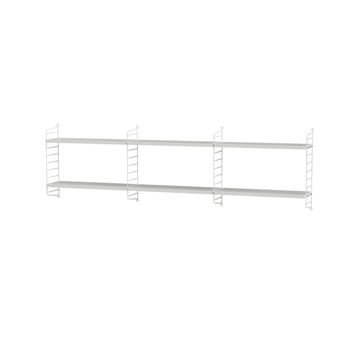 Scaffale per camera da letto String bianco - combinazione E - String