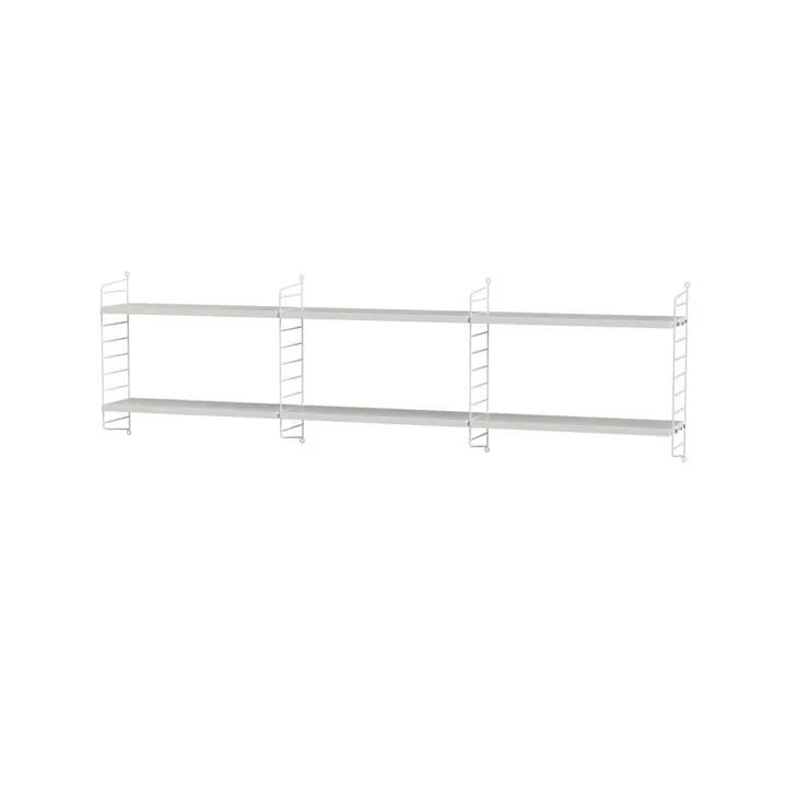 Scaffale per camera da letto String bianco - combinazione E - String