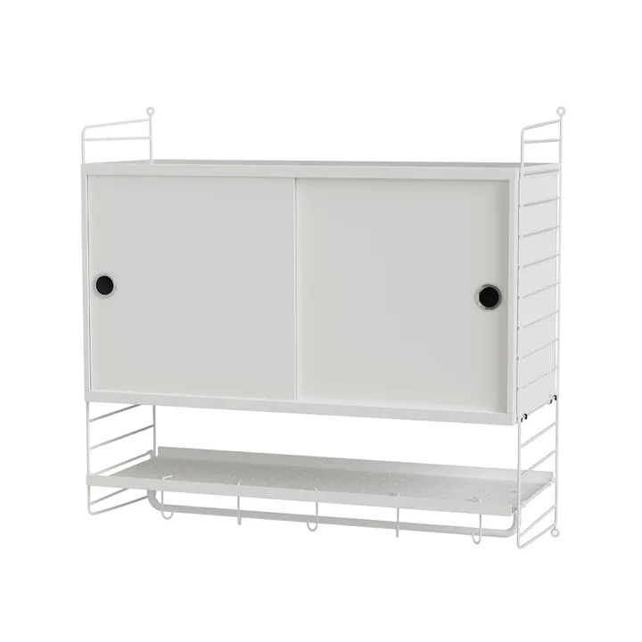 Scaffale per camera da letto String bianco - combinazione F - String