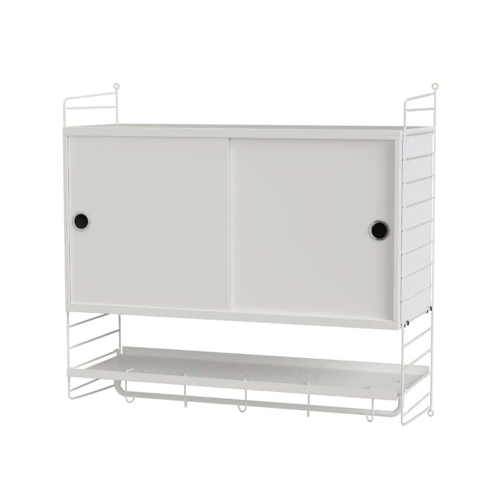 Scaffale per camera da letto String bianco - combinazione F String