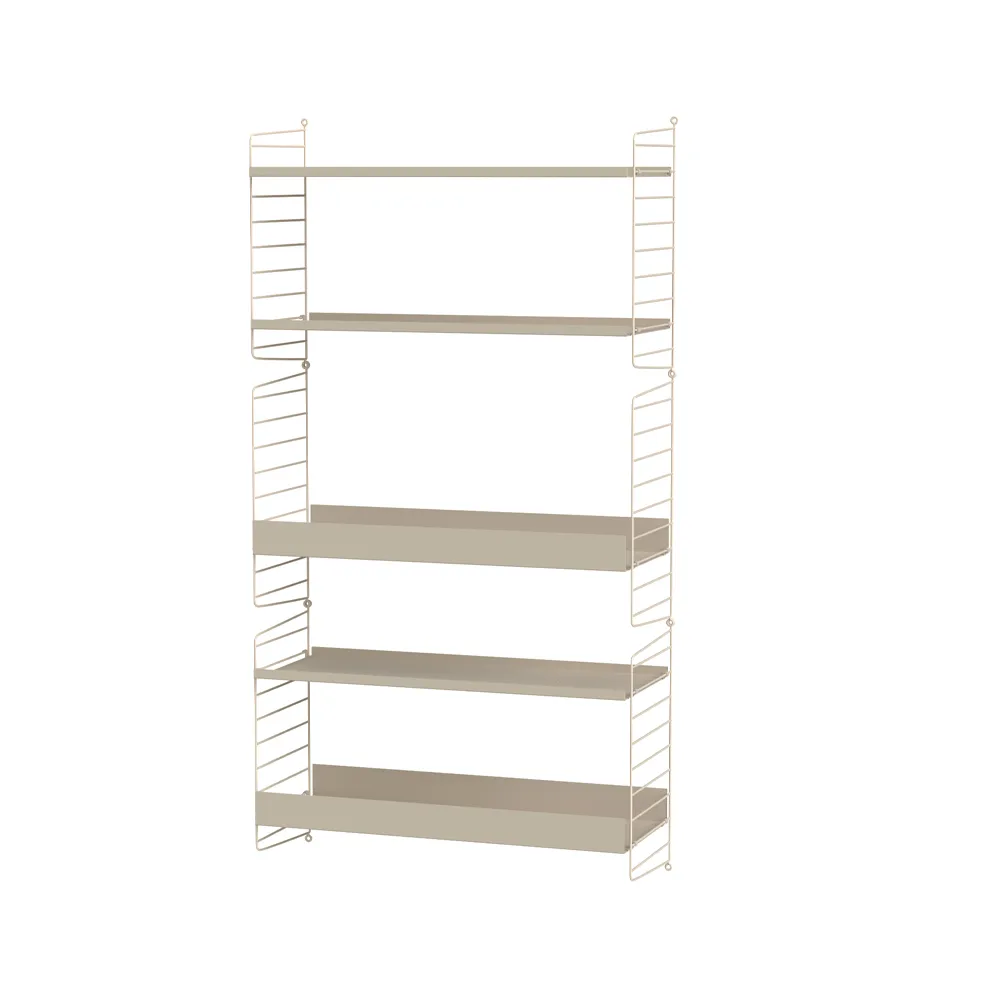 Scaffale String per stanza dei bambini beige - combinazione B String