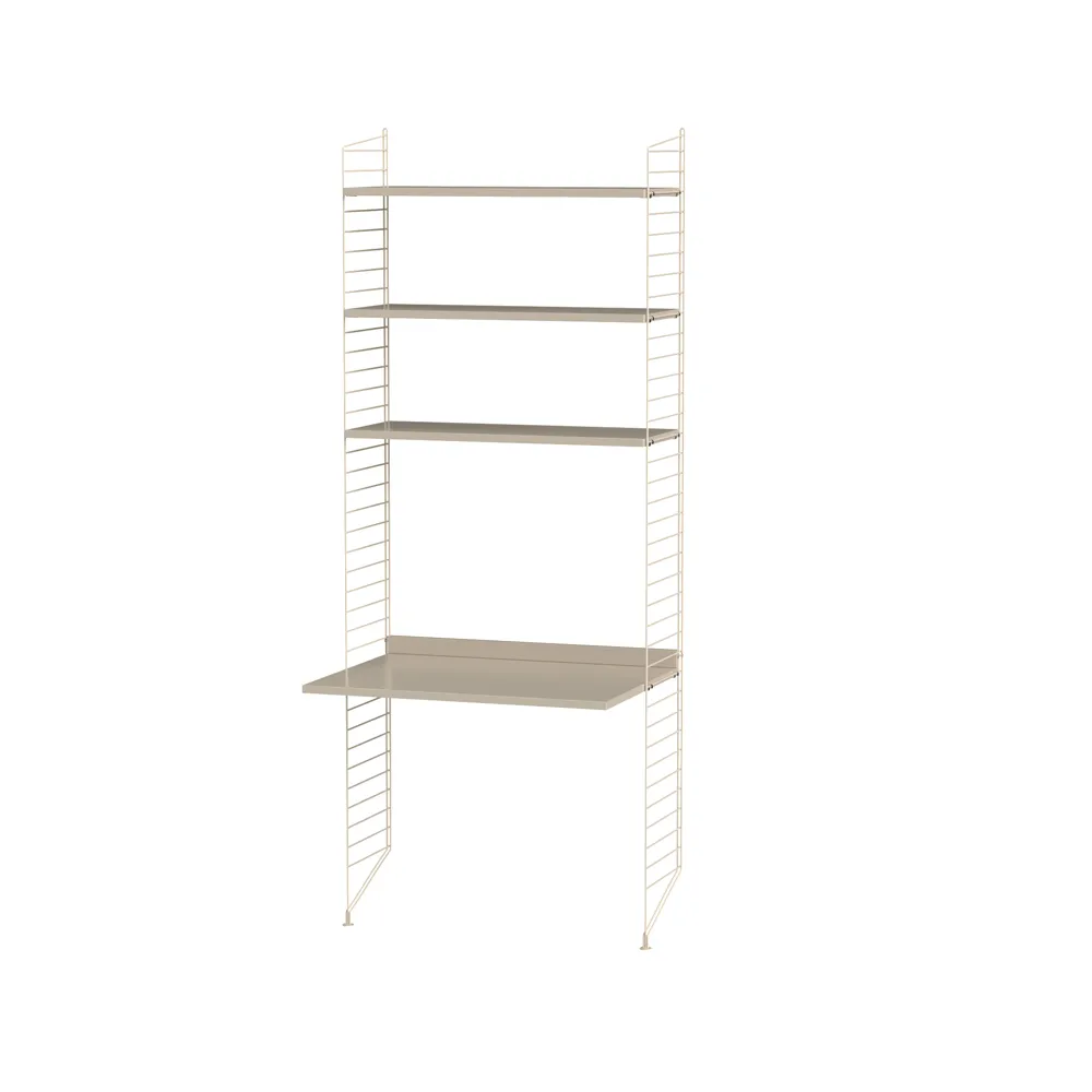 Scaffale String per stanza dei bambini beige - combinazione C,  String