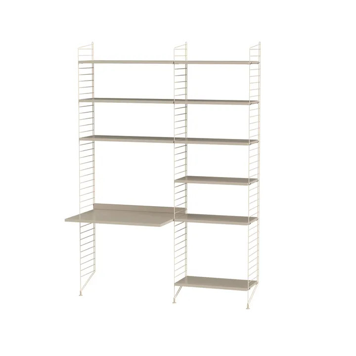 Scaffale String per stanza dei bambini beige - combinazione D - String