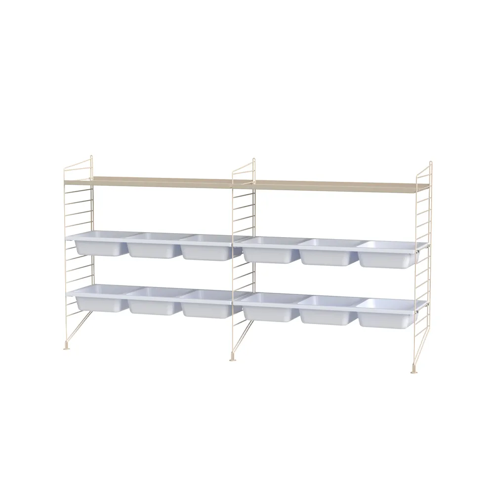 Scaffale String per stanza dei bambini beige - combinazione F,  String