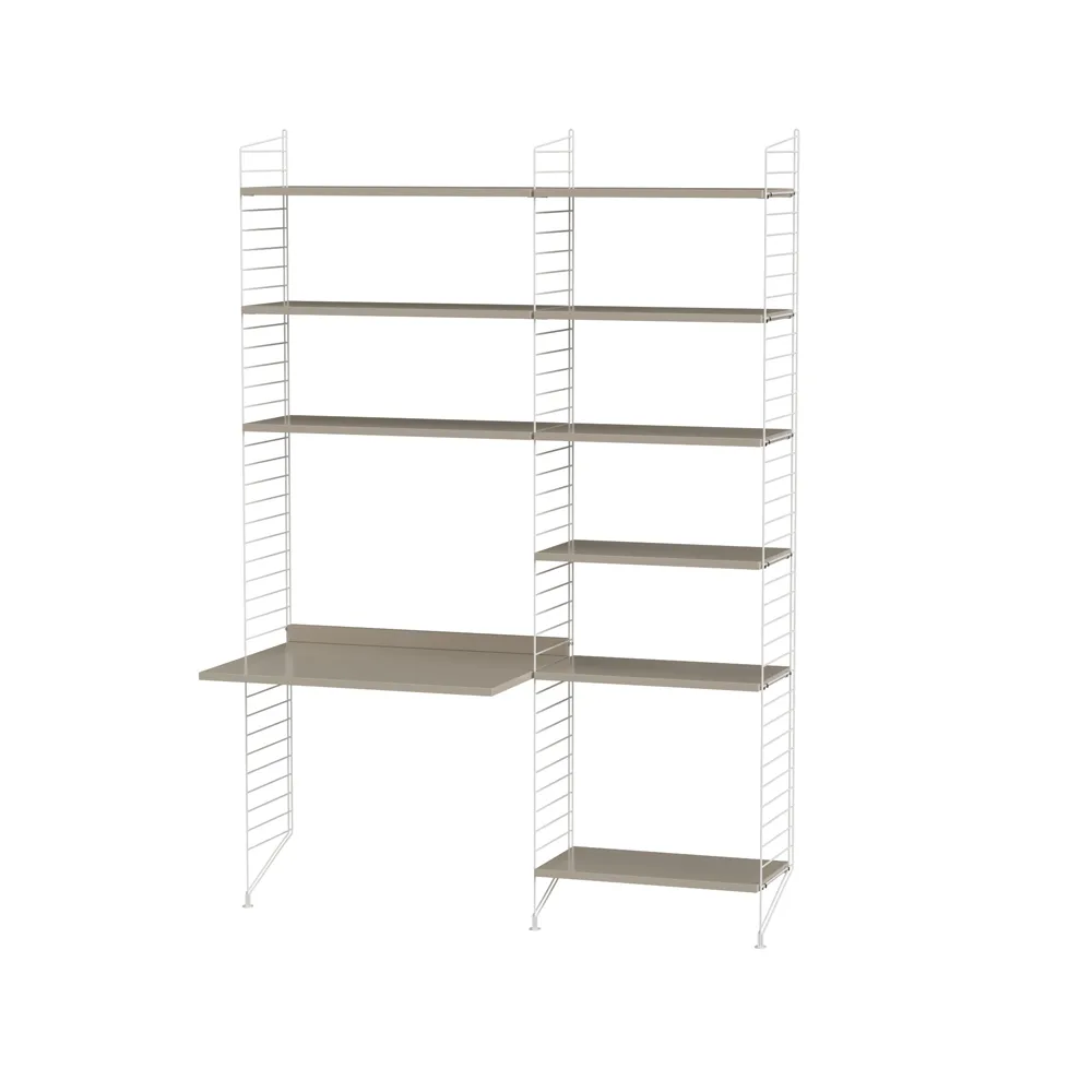 Scaffale String per stanza dei bambini beige e bianco - combinazione D String