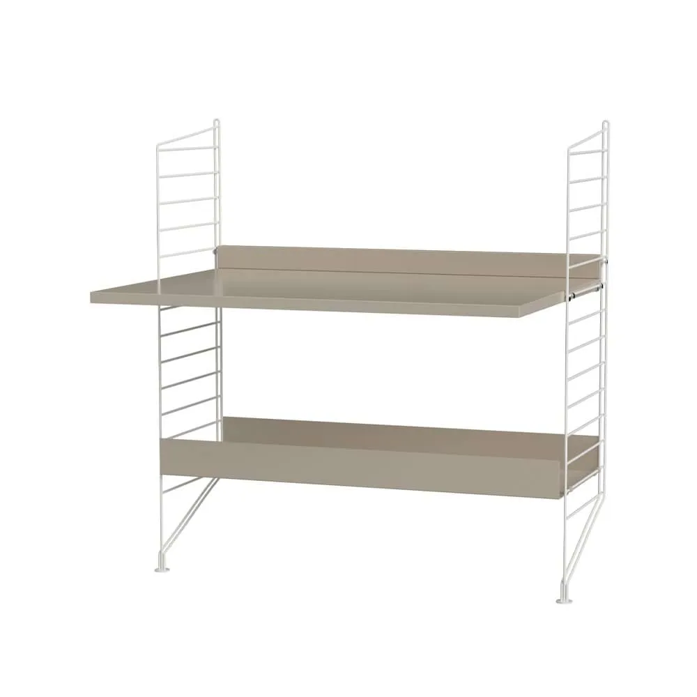 Scaffale String per stanza dei bambini combinazione A - beige e bianco String