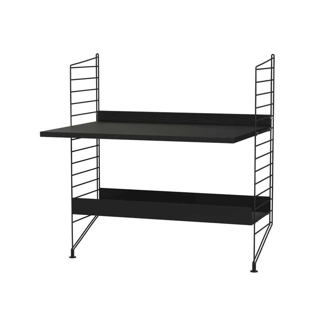Scaffale String per stanza dei bambini combinazione A - nero,  String