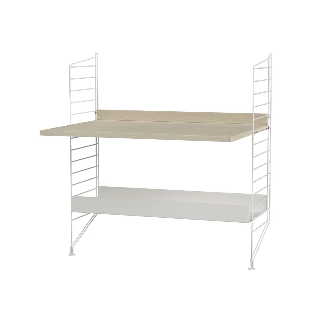 Scaffale String per stanza dei bambini frassino e bianco - combinazione A String