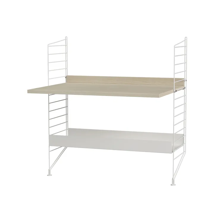 Scaffale String per stanza dei bambini frassino e bianco - combinazione A - String