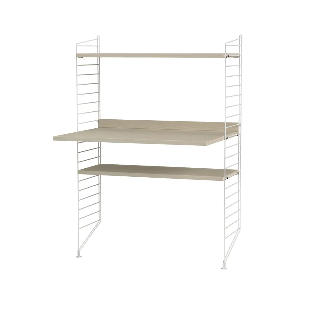 Scaffale String per stanza dei bambini frassino e nero - combinazione H,  String