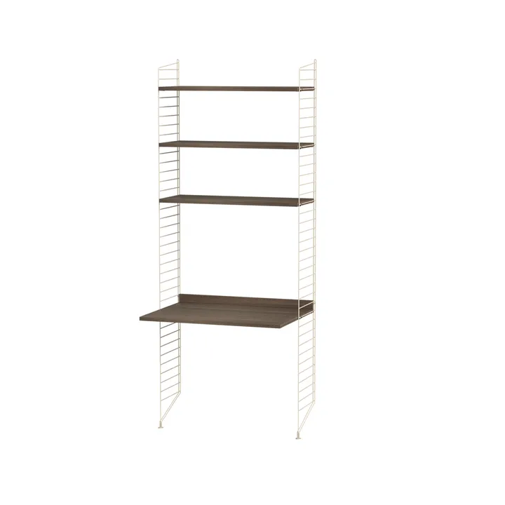 Scaffale String per stanza dei bambini noce e beige - combinazione C - String
