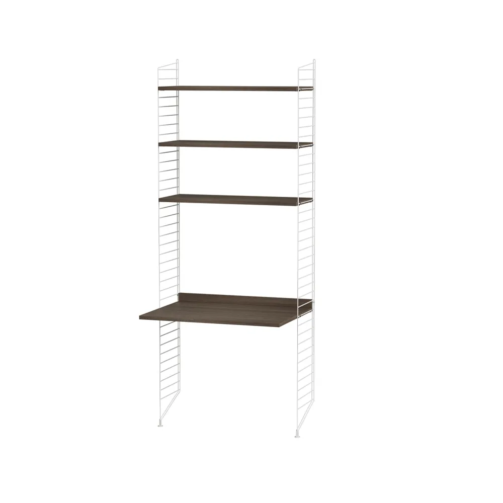 Scaffale String per stanza dei bambini noce e bianco - combinazione C String