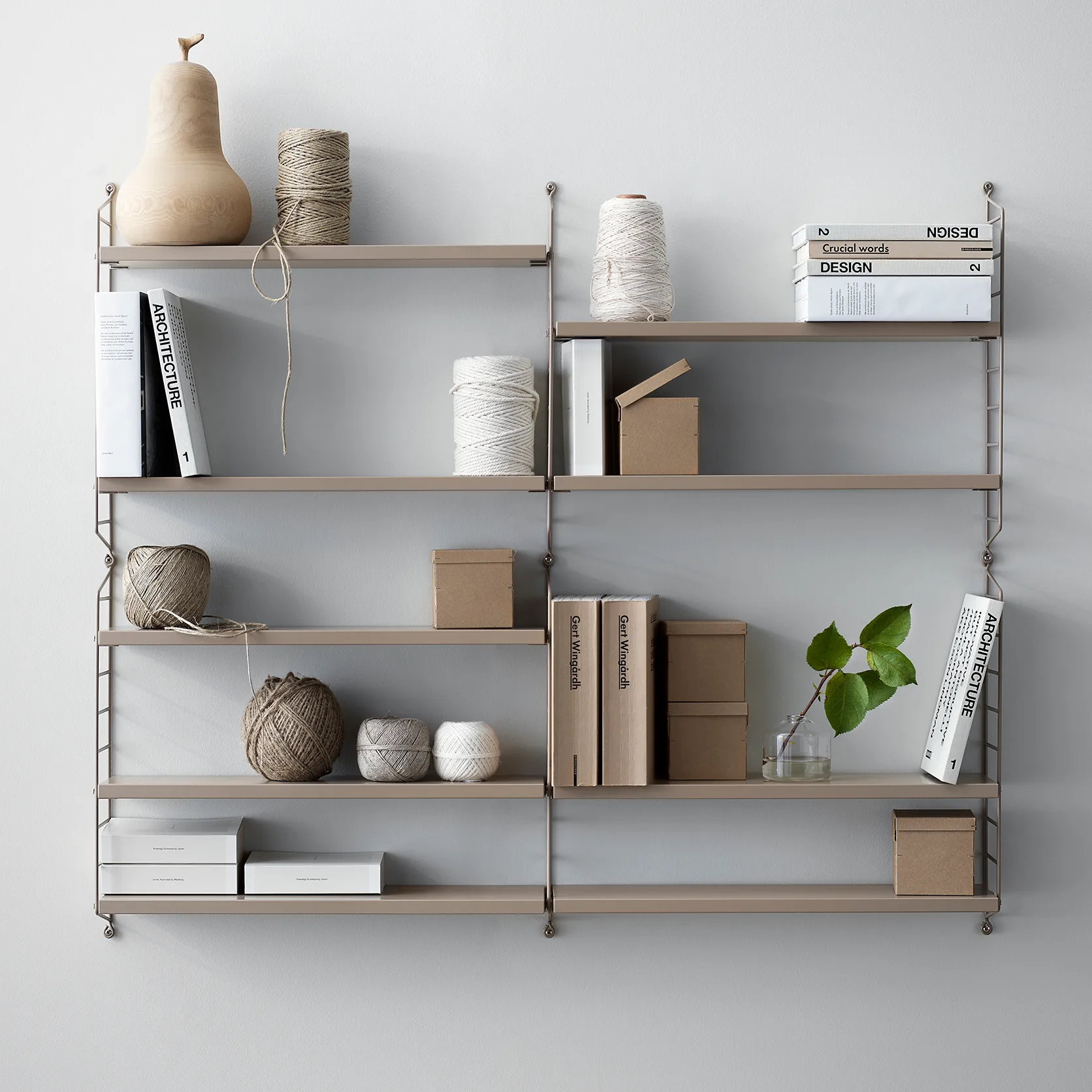 Scaffale String Pocket beige, beige String