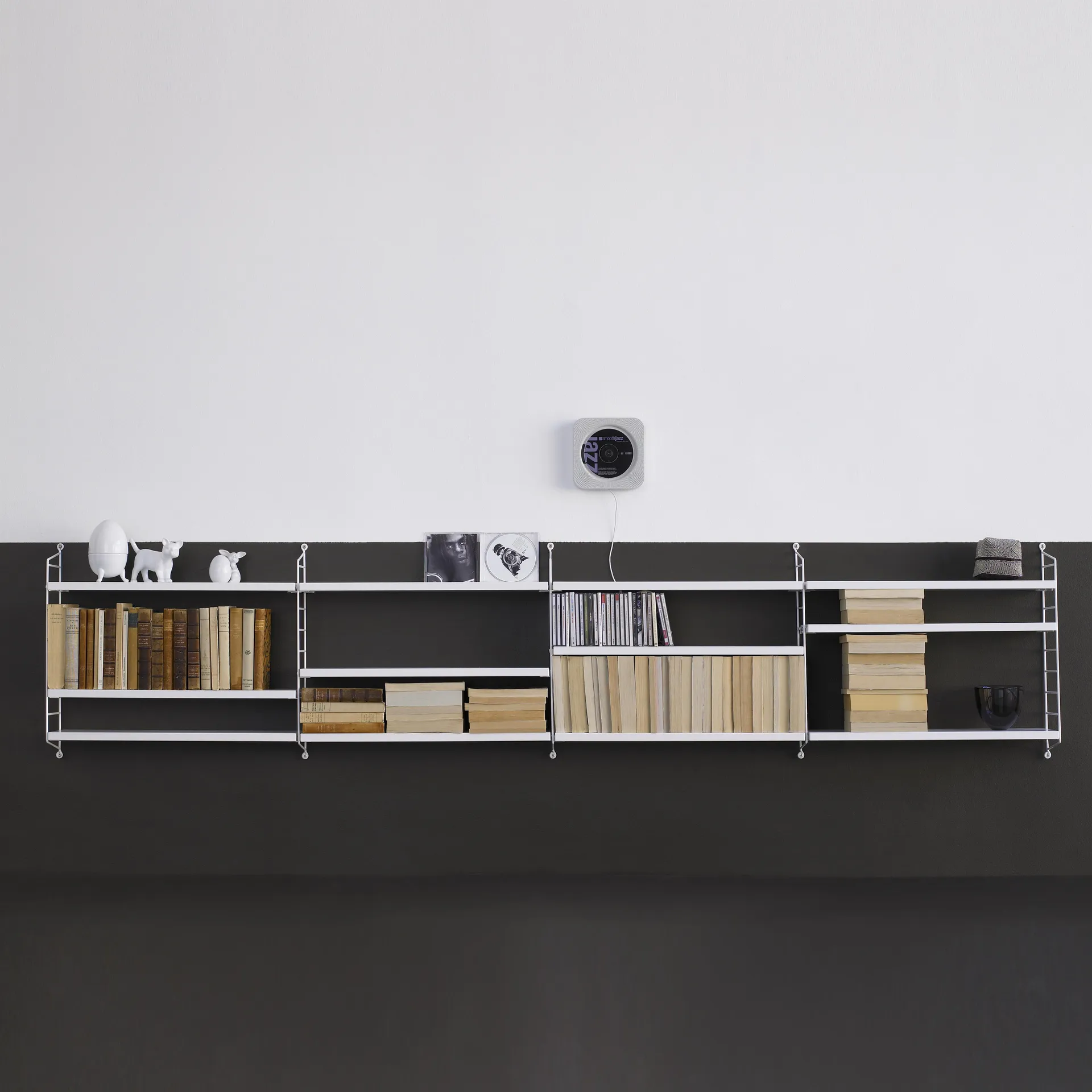 Scaffale String Pocket bianco, bianco String