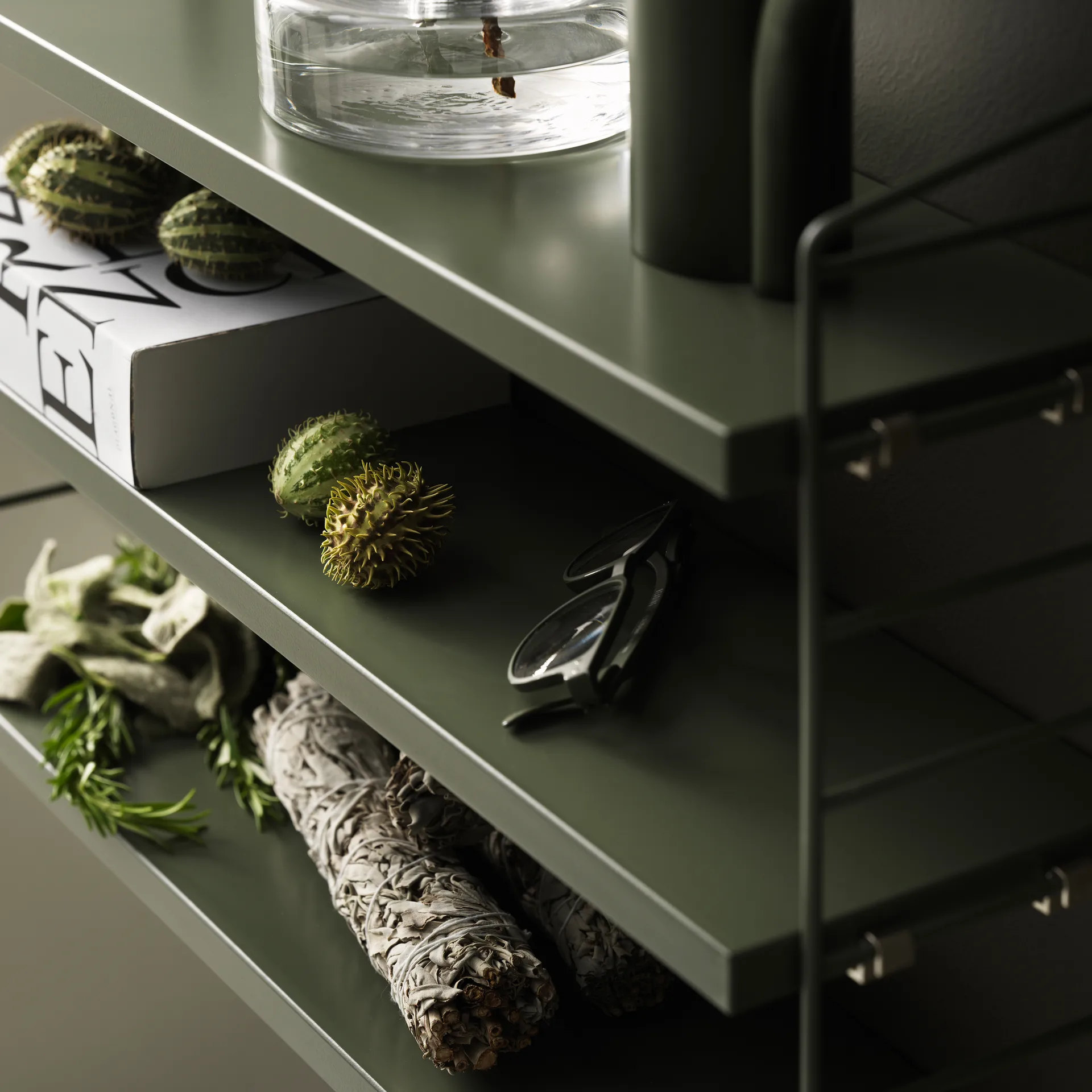 Scaffale String Pocket sage, sage (verde) String