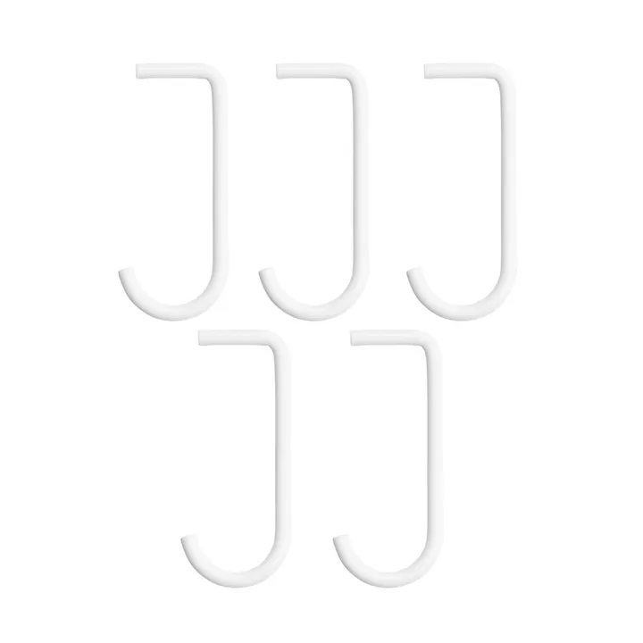 String gancio a J 5 pezzi - Bianco - String