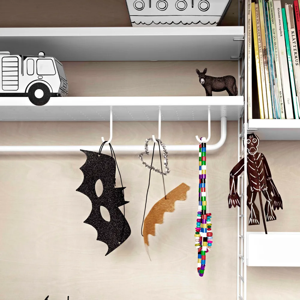 String gancio a J 5 pezzi, Bianco String