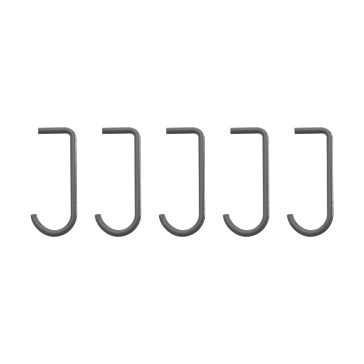 String gancio a J 5 pezzi - Grigio scuro - String
