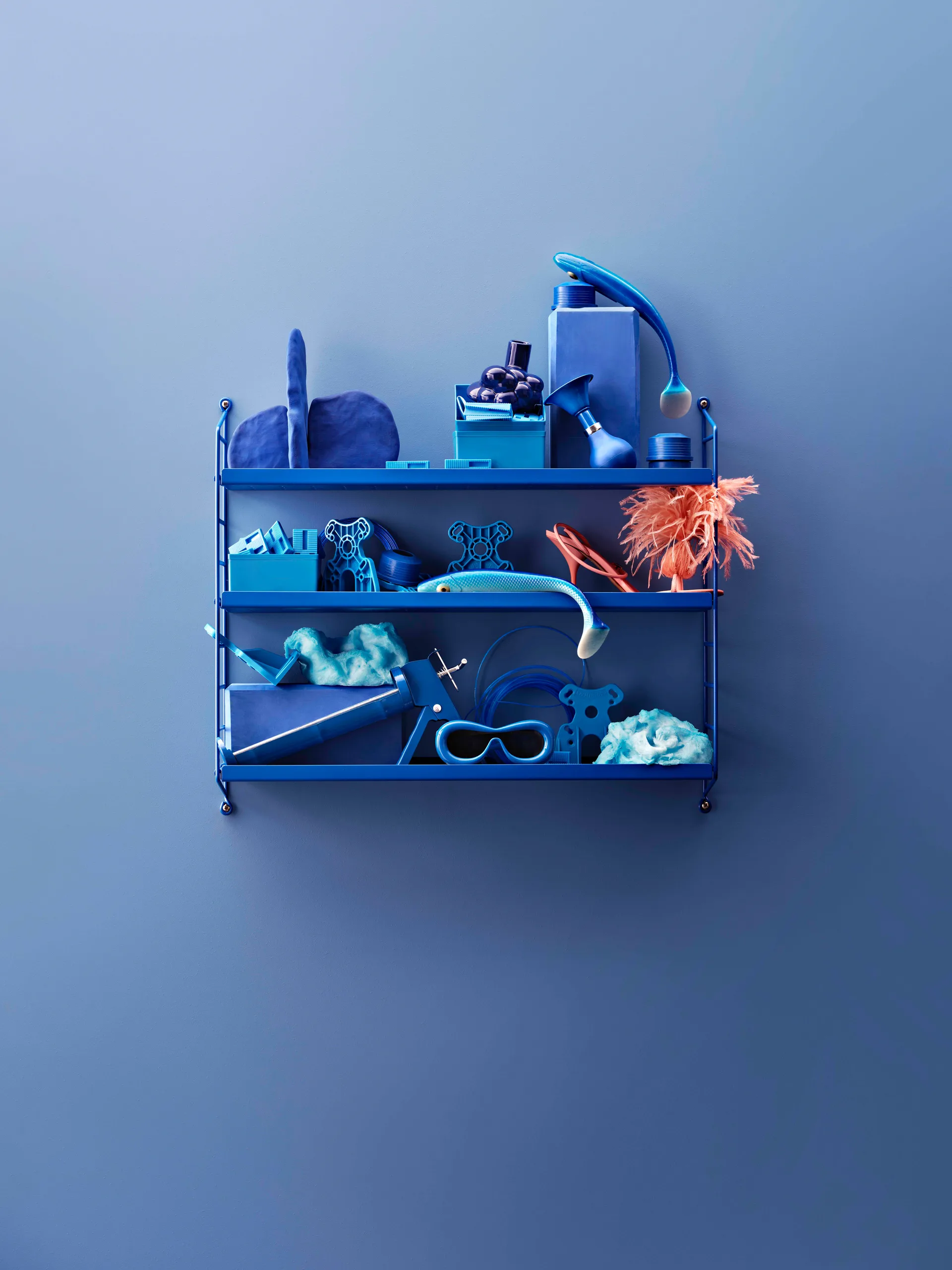 String Pocket metallo, Blu String