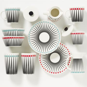 Bricco per latte Amanda - bianco - verde acqua - Superliving