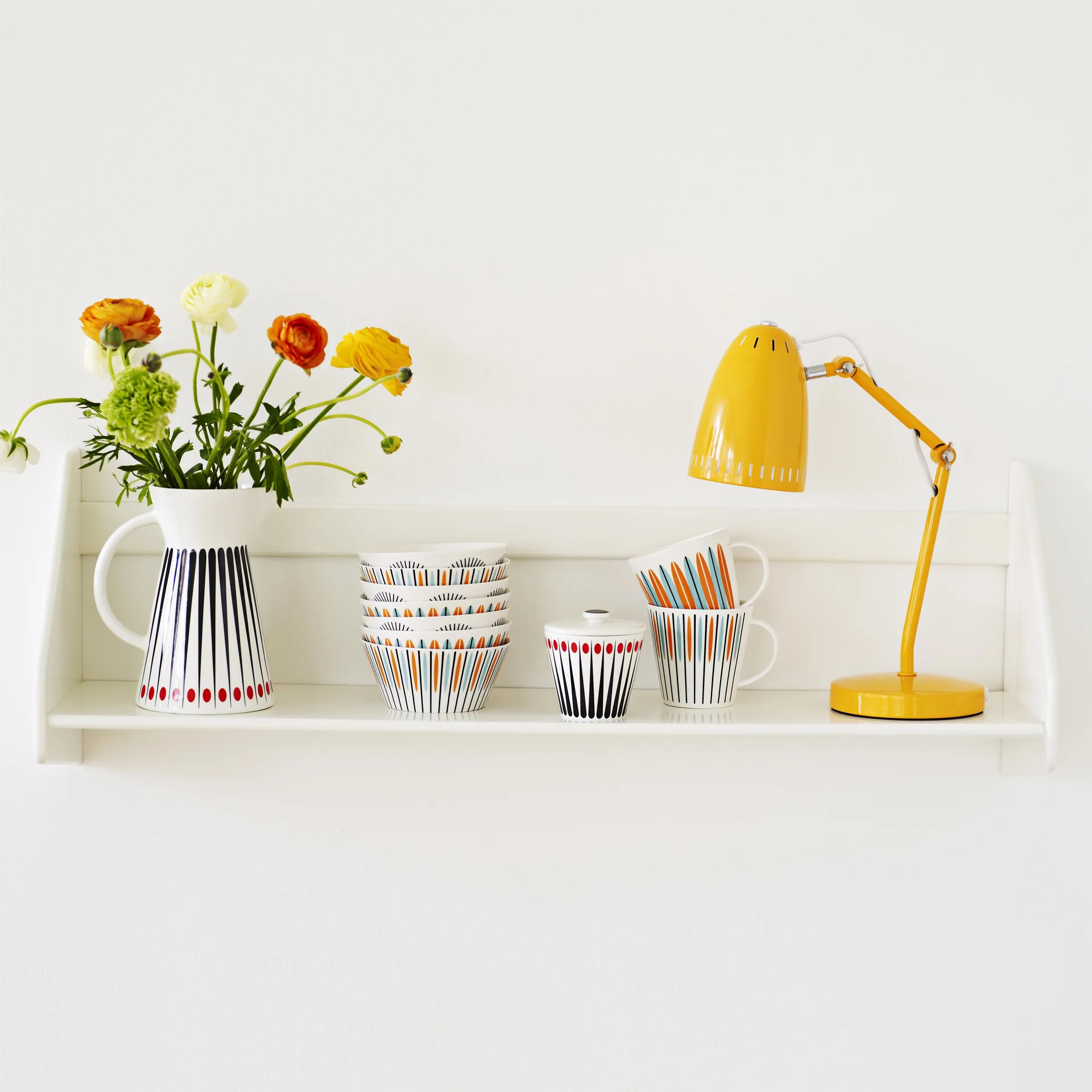 Brocca Amanda, bianco-tomato (rosso) Superliving