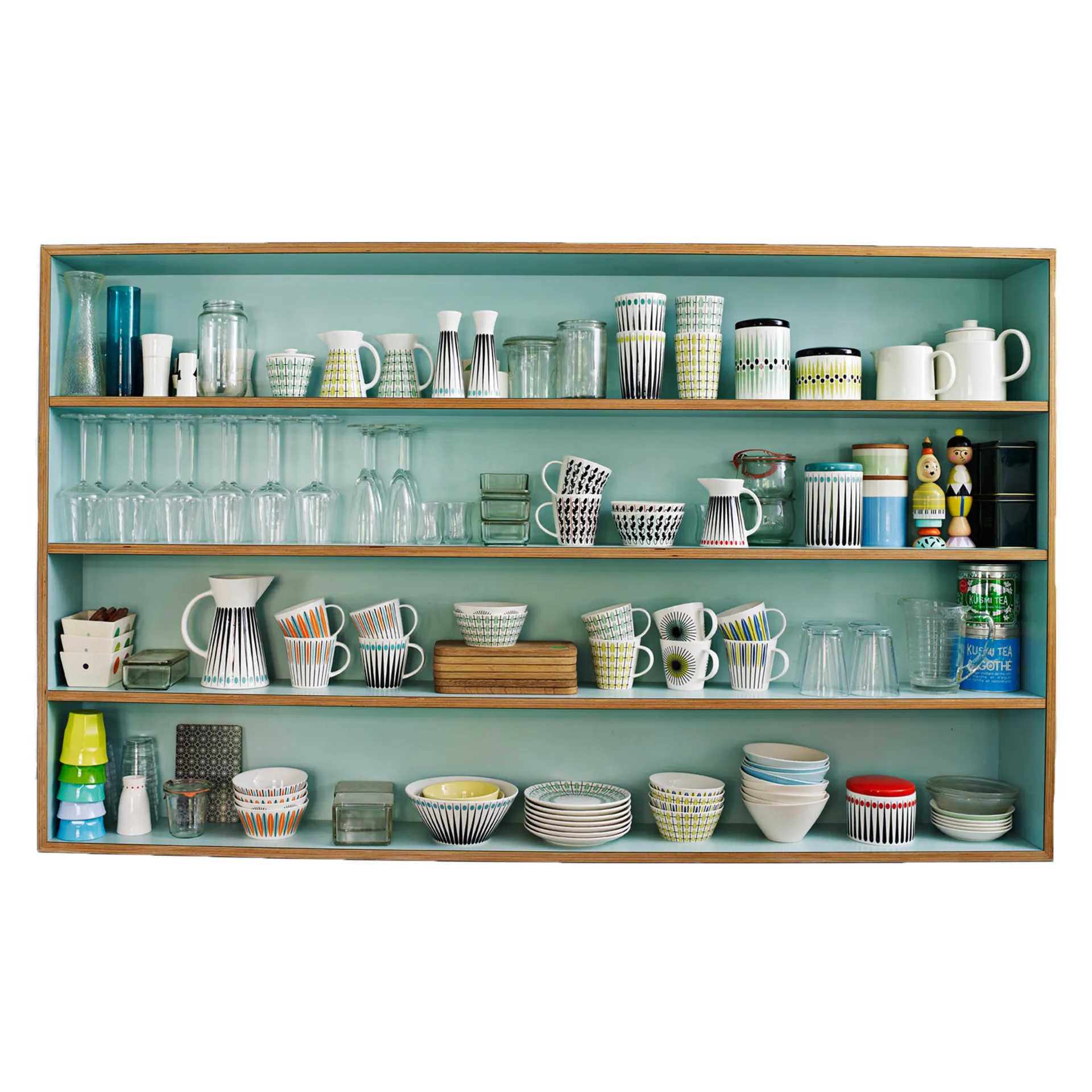 Brocca latte Olivia, bianco-menta Superliving