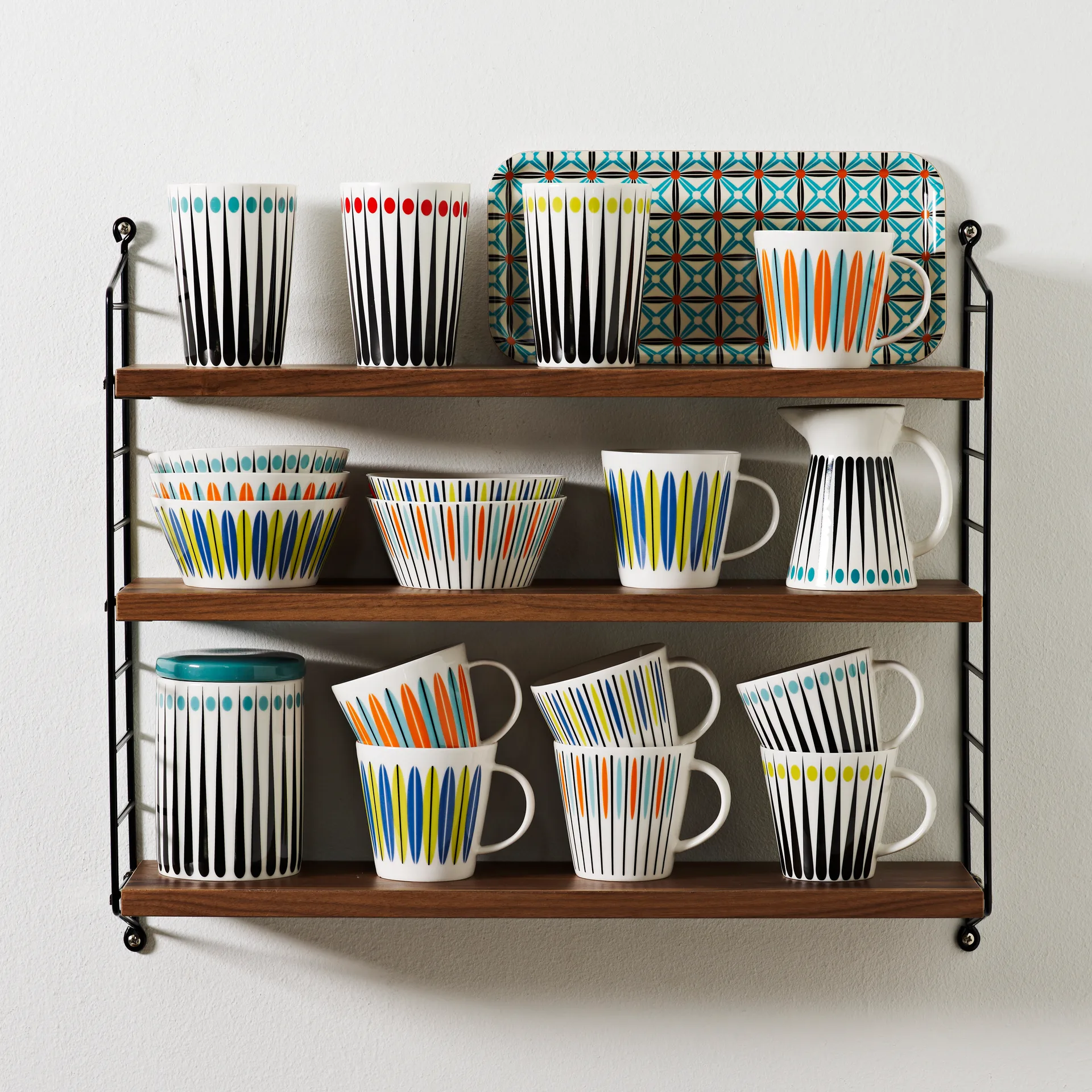 Ciotola Laura, blu-lime Superliving