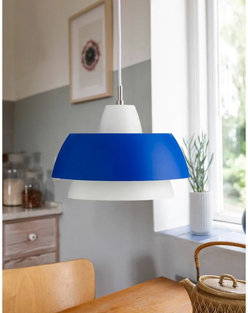 Lampada a sospensione Trio, Blue Superliving