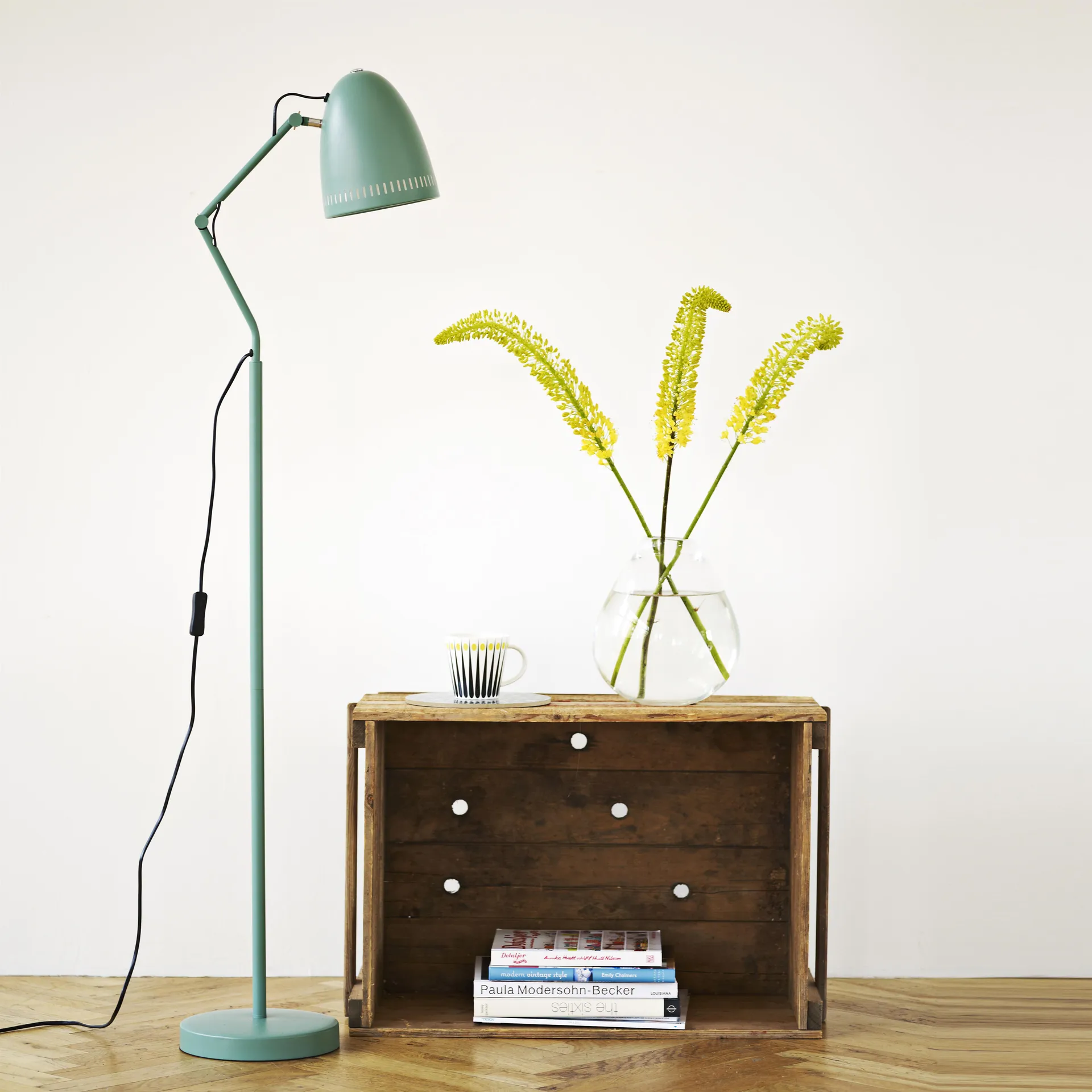 Lampada da terra Dynamo, matte duck green Superliving