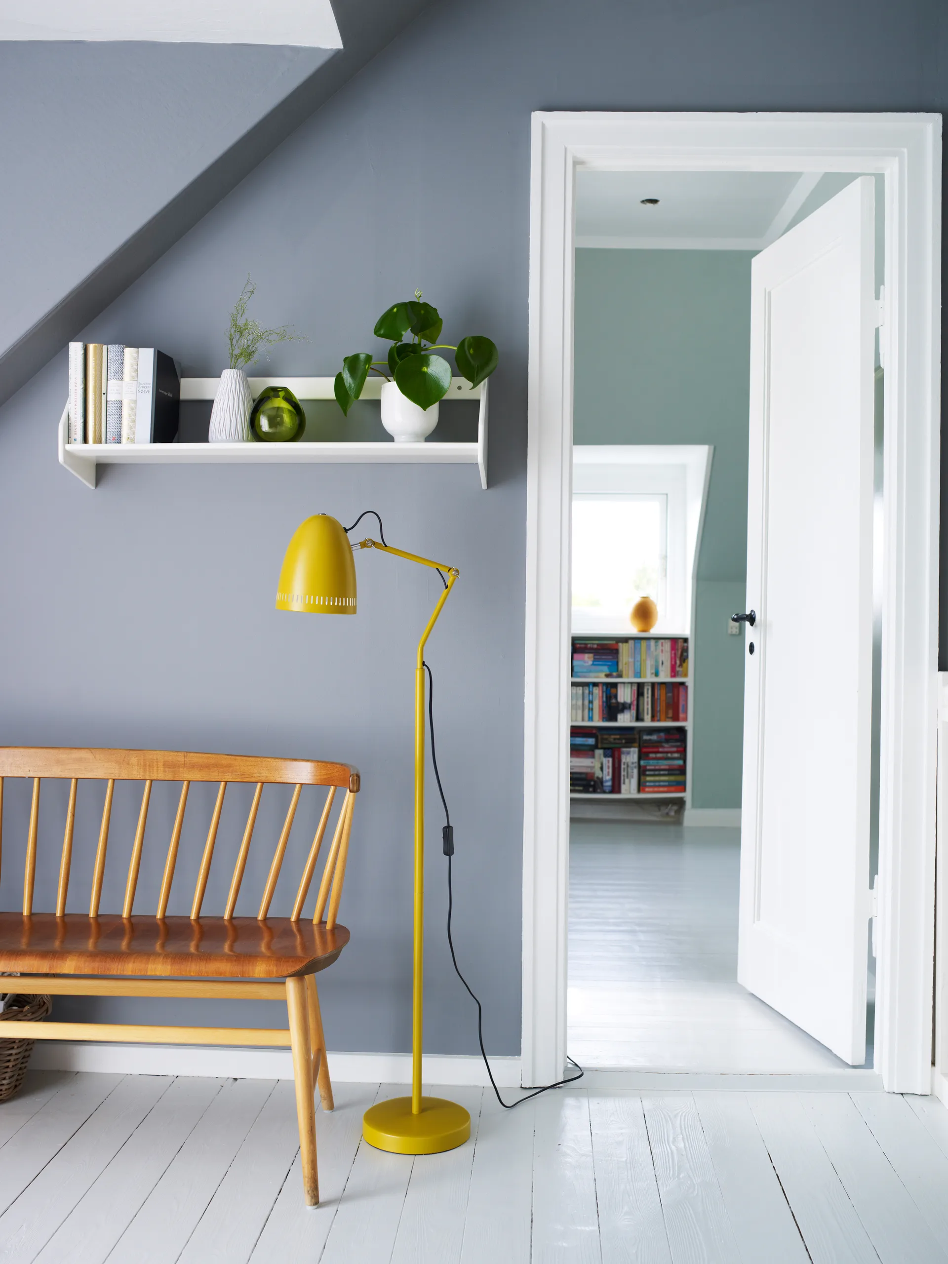 Lampada da terra Dynamo, Mustard Superliving