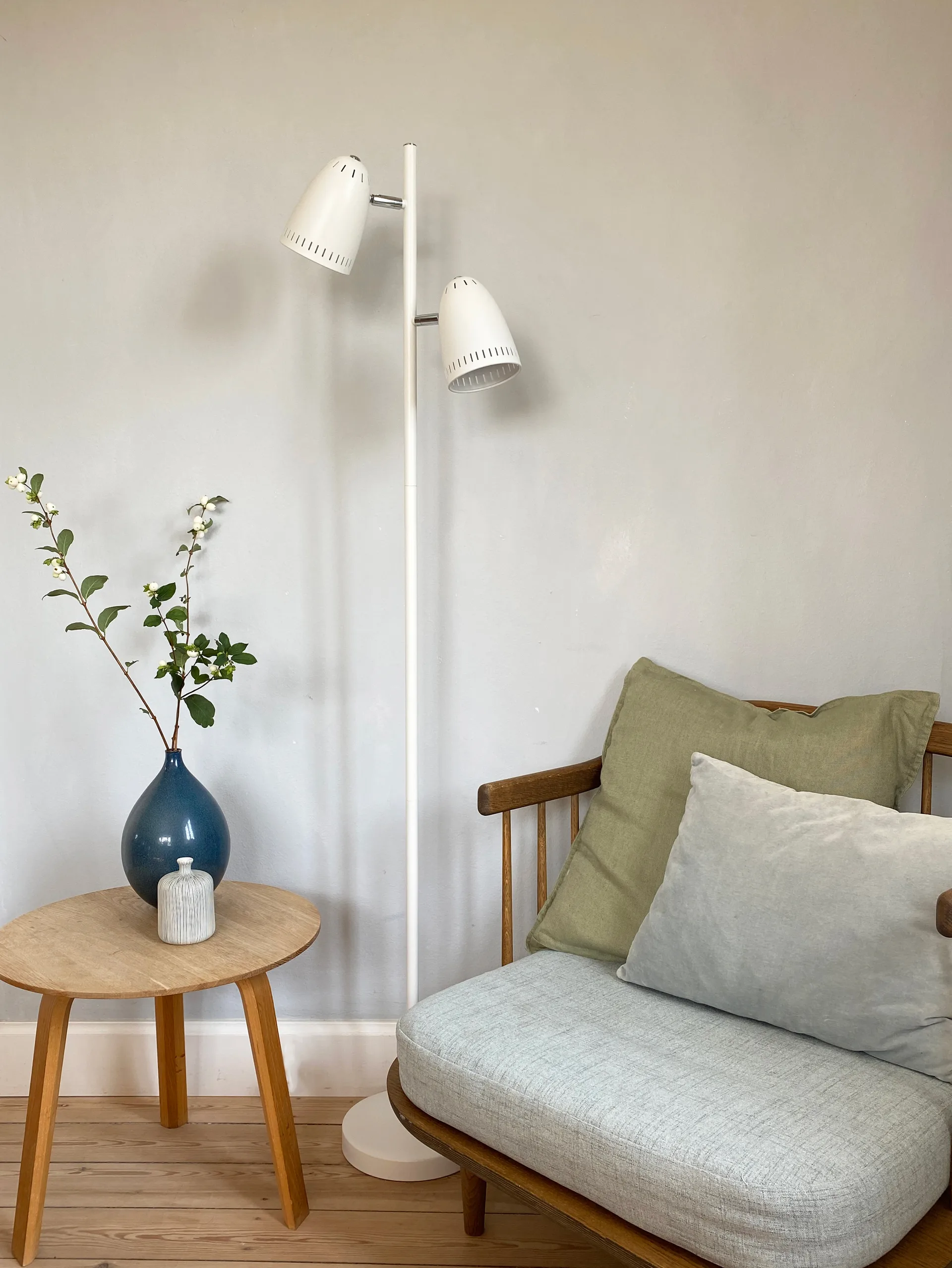 Lampada da terra Dynamo Twin , Almost Black Superliving