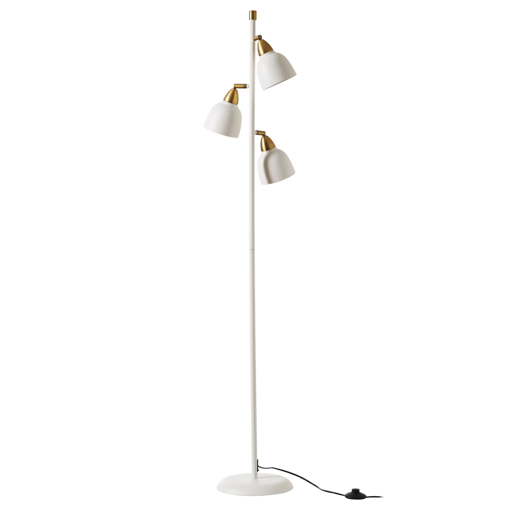 Lampada da terra Urban Triple, matte whisper white Superliving
