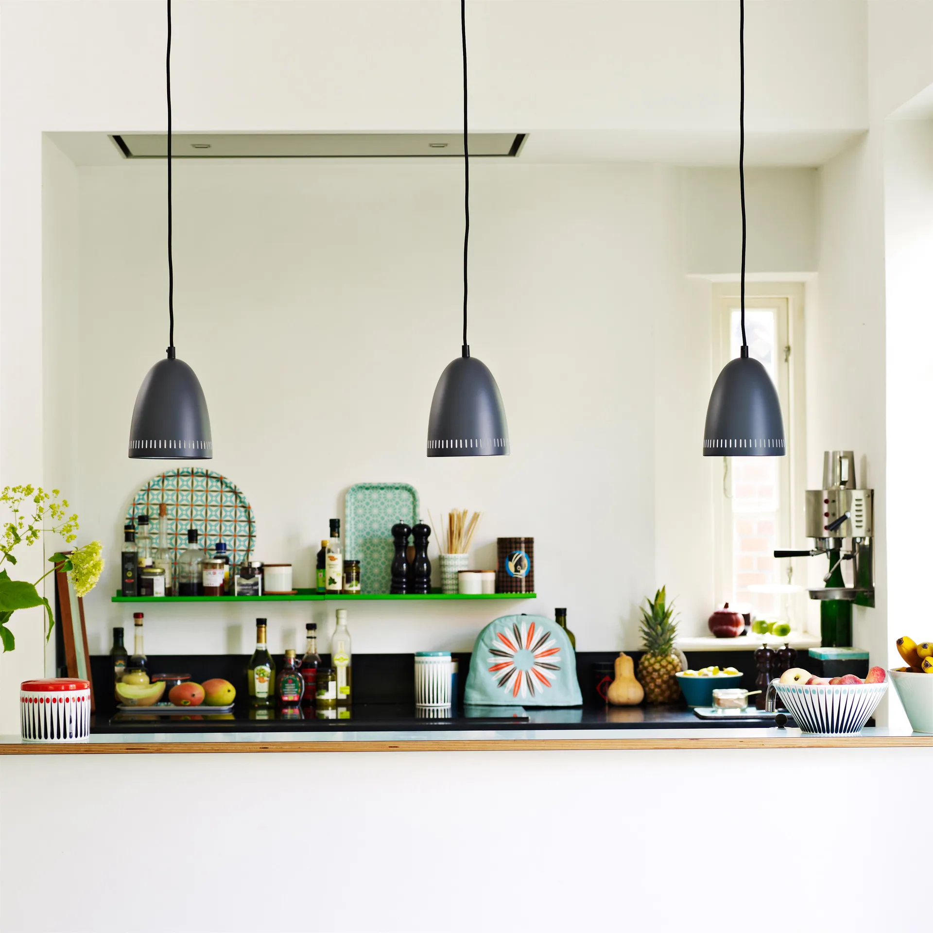 Lampada piccola Dynamo , matt almost black (grigio) Superliving