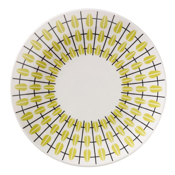 Piatto Olivia, bianco-lime Superliving