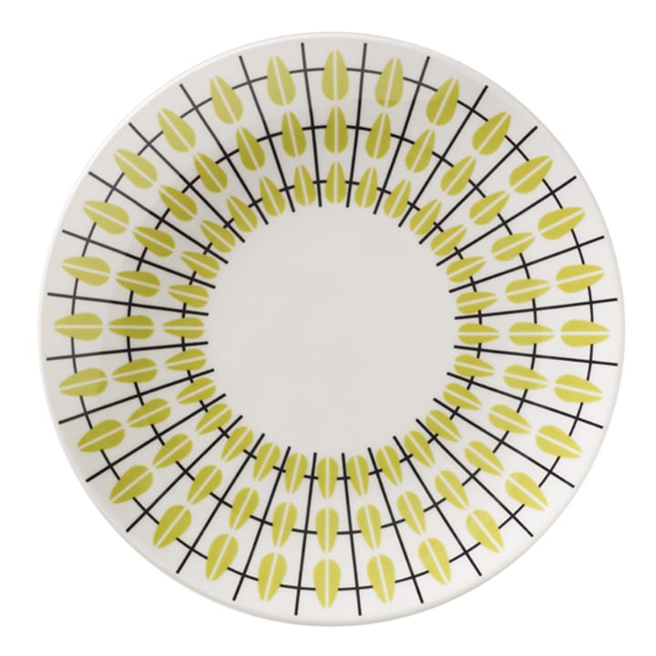 Piatto Olivia, bianco-lime Superliving